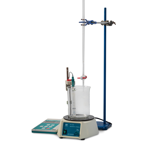 Titration with Magnetic Stirrer and pH meter